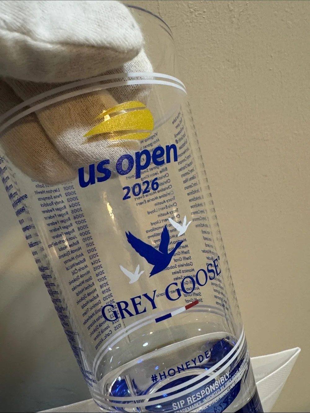 Grey Goose x US Open 2026 Blue Accent Plastic Cup - Grey Goose